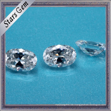 China-Lieferanten-Oval-Schnitt Syntheitc Moissanite Diamant